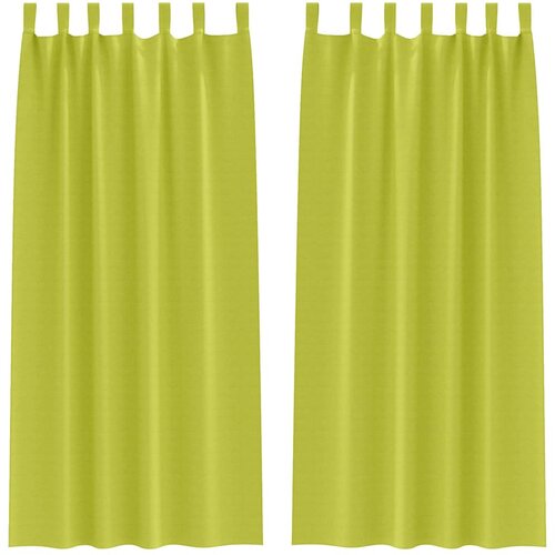  Zavjese za blackout s prstenovima 2 kom. Zelena 225 x 140 cm Slike