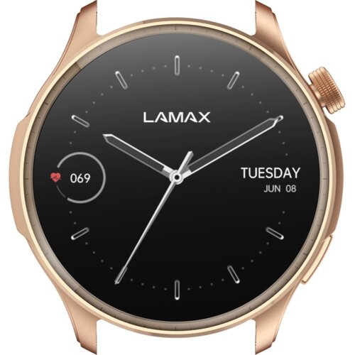LAMAX Electronics Prism AMOLED Rose Gold pametna ura 1 kos Slike