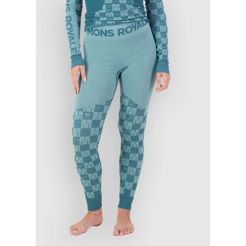 Mons Royale Ascender Merino Base Layer Pajkice light teal / jasper Slike