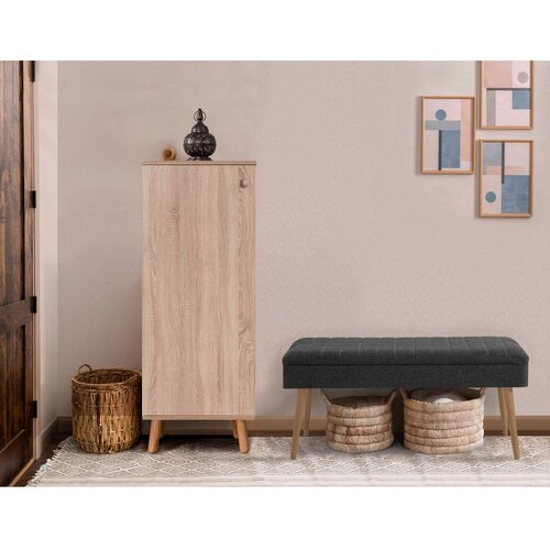 Woody Fashion vegas sonomo - 200 - 1053 sonomoanthracite hallway furniture set Slike