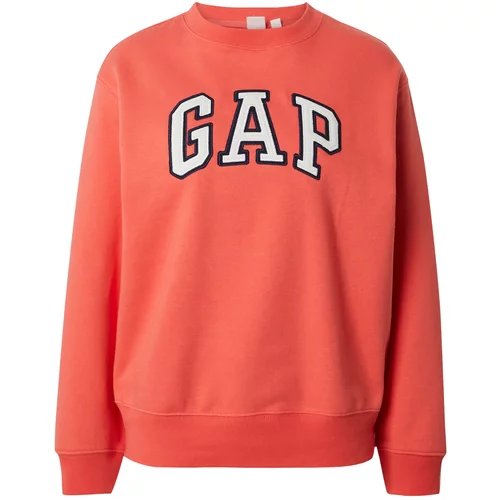 GAP Sweater majica 'HERITAGE' svijetlocrvena / crna / bijela