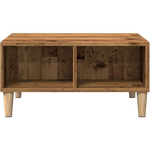 VidaXL Stol za kavu staro drvo 60x60x30 cm konstruiranog drva Slike