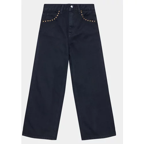 Guess Jeans hlače J4RB08 WFUL0 Mornarsko modra Relaxed Fit