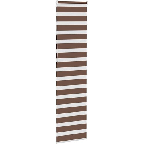 Zebra zavjesa Smeđa 65x230 cm &amp;Scaron;irina tkanine 60,9 cm Poliester Slike