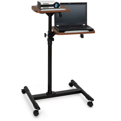 Auna Pro TS-6, stalak za projektor, stol za prijenosno računalo, podesiva visina, 83 - 107 cm, crne boje
