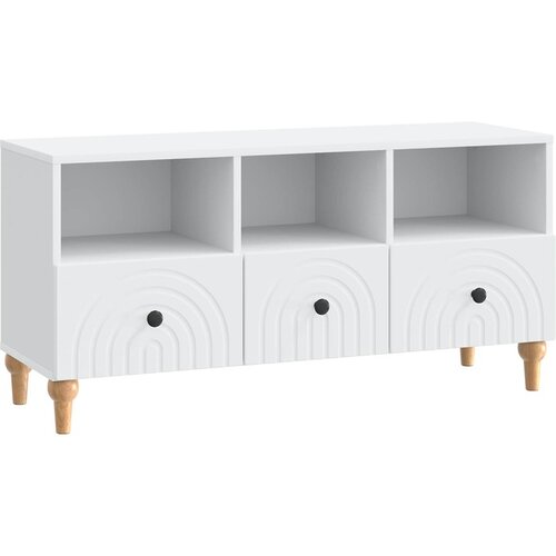 vidaXL TV ormar Bijeli 102 x 34 5 x 50 cm Konstrukcijsko drvo - Bijela Cijene