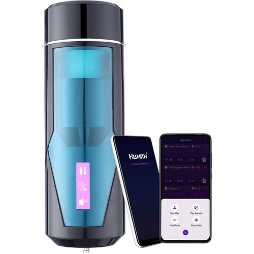 HiSmith HSA101 Male Masturbator &amp;amp; Thrusting Stroker with App for Intelligent Interaction KlicLok Slike