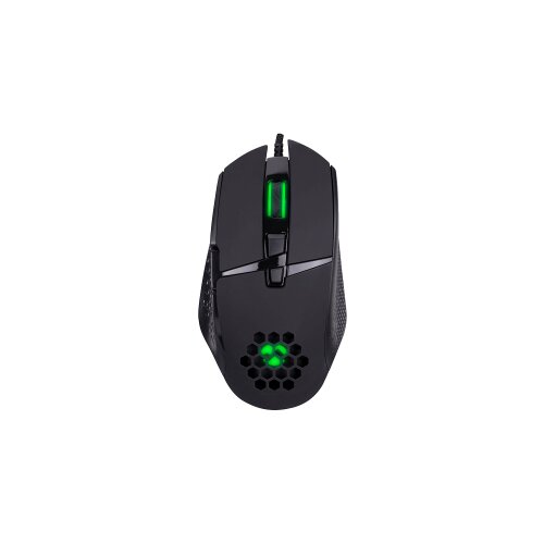  Mi&amp;scaron; gaming Everest RAGE-X1 Usb Black Led Illuminated 6400dpi 8 Buttons Programable Gaming Mouse with top holes design, Sunplus 192 Slike