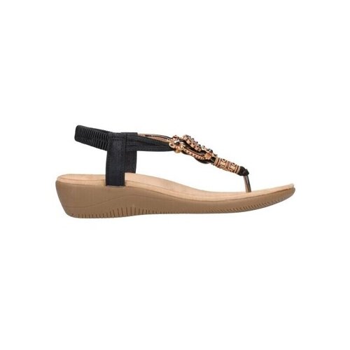 Amarpies Sandali &amp;amp; Odprti čevlji ABZ 23539 Mujer Negro Črna Slike