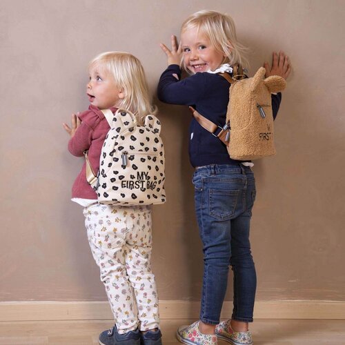 Childhome My First Bag Teddy Beige dječji ruksak 20x8x24 cm Slike