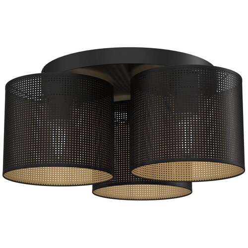  Plafonski luster LOFT SHADE 3xE27/60W/230V crna/zlatna Cene