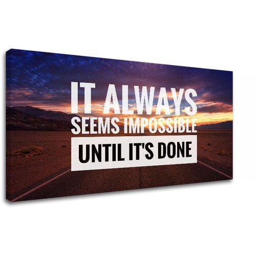  Motivaciona slika na platnu about perseverance_001 (moderne) Cijene
