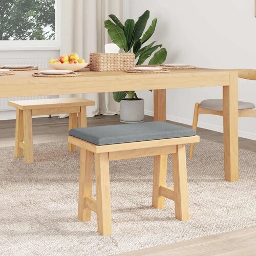  Jastučić za klupu Tkanina Svjetlosiva Dubina 35 cm - Svjetlosiva 60 x 38 x 6 5 cm Slike