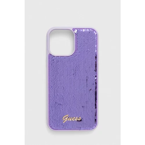 Guess Etui za telefon iPhone 13 Pro Max 6.7" vijolična barva