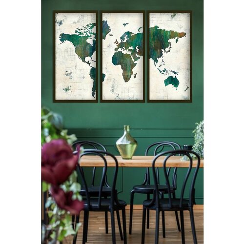 WALLXPERT Artsmdfdkset10 Višebojni Dekorativni Okvir MDF Slika (3 Komada) Cene