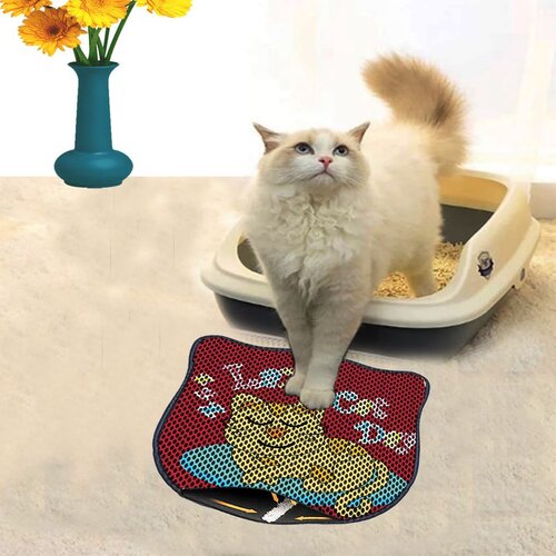 WALLXPERT Kdkafa0203 multicolor cat litter mat Cene