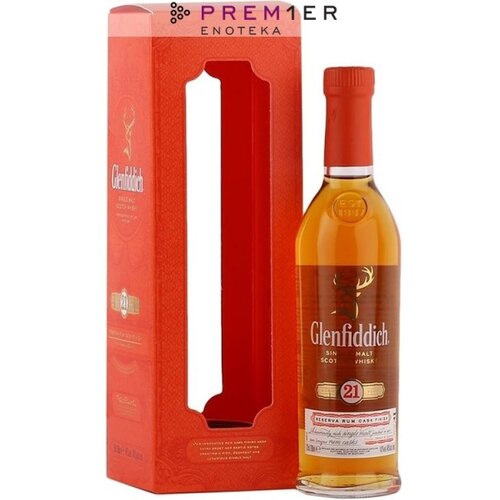 Glenfiddich 21YO Reserva Rum Cask Finish Mini 0.20l Slike