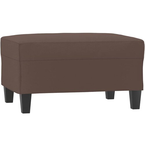 vidaXL Stolček za noge rjav 70x55x41 cm umetno usnje, (20983787) Cene