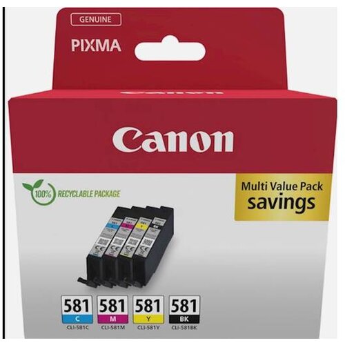 Canon "Tinte CLI-581 2103C007 4er Multipack (BK/C/M/Y)" Cijene
