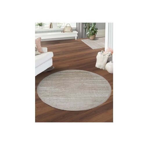 Conceptum Hypnose jasmine 1452 okrugli tepih u krem boji 100 cm (614CCL1554) Slike