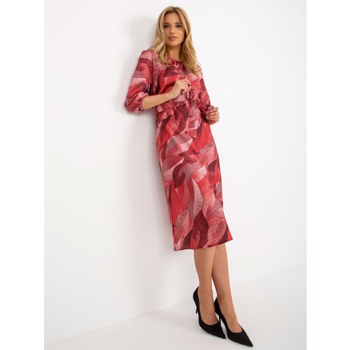 LAKERTA Dress-LK-SK-509018.77-burgundy Cene