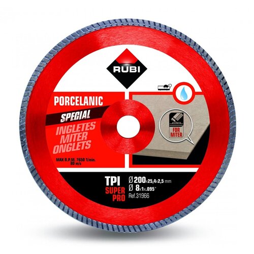 Rubi TARCZA DIAMENTOWA DO UKOSOWANIA TPI 250 SUPERPRO Slike