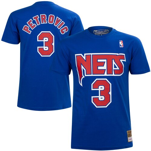 Mitchell And Ness dražen petrović 3 new jersey nets hwc majica Cene