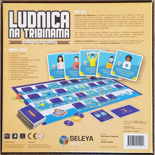 Seleya Games Dru&amp;scaron;tvena igra Ludnica na tribinama Slike