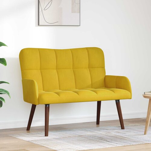 SOFA za dvije osobe Žuta 115 x 61 x 87 cm Bar&scaron;un Cijene