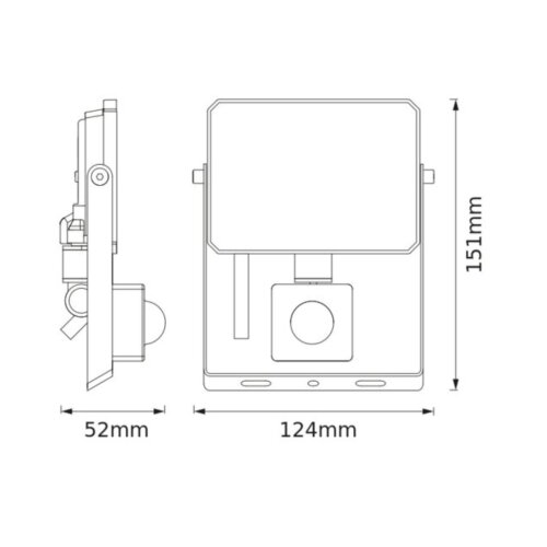Ledvance led reflektor sa senzorom floodlight LED/20W/230V 4000K IP65 Slike