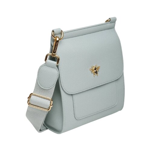 Fancy Metal Goods Ltd Alice Wheeler - Torba - Bloomsbury, Crossbody, Duck Egg Cene