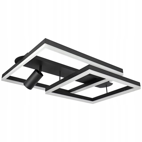  LED plafonska svetiljka LED/38W/230V + 1xGU10/30W crna Slike