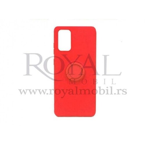  silikonska futrola kolor sa prstenom za samsung A815 / N770 galaxy A81 / note 10 lite 2020 crvena Slike