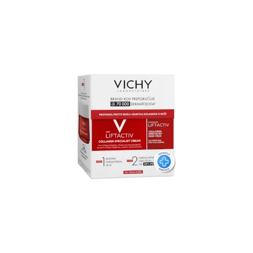 Vichy Set Liftactiv collagen krema + njega područja oko očiju