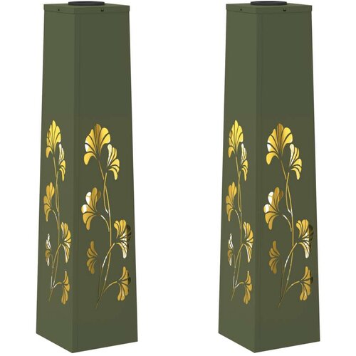  Solarna LED svjetlost za stazu 2 pcs Maslinasto zelena Slike