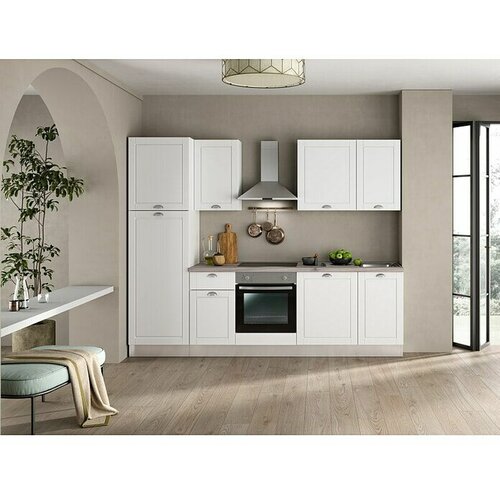 Marinelli Cucine Kuhinjski komplet Adriana (Širina: 270 cm, S električnim uređajima, Bijele boje) Cijene