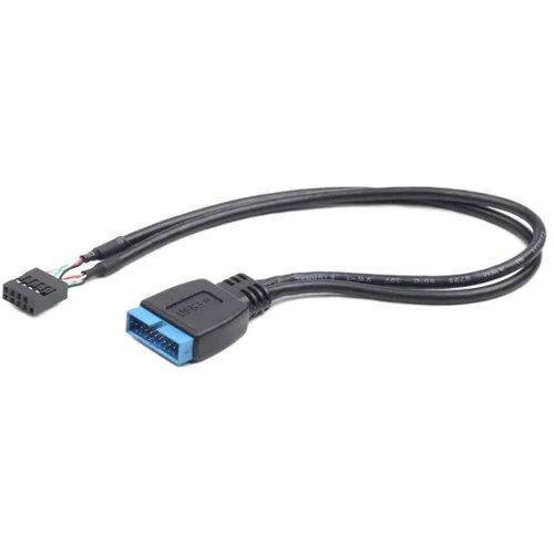  USB adapter kabl interni GEMBIRD, USB 2.0 to USB 3.0, 20 pin.male to 9pin front USB, CC-U3U2-01 Cene