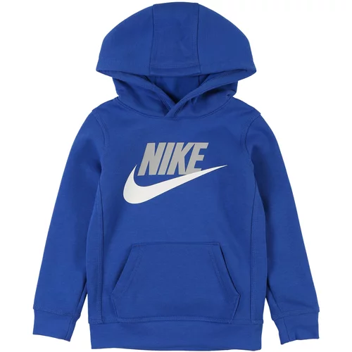 Nike Sportswear Majica kraljevo modra / siva / bela
