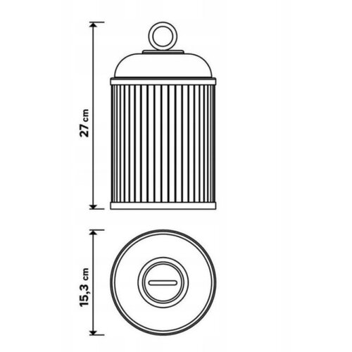  LED prigu&amp;scaron;iva spoljna lampa CANARI LED/2W/5V IP44 Slike