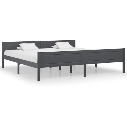  okvir za krevet od masivne borovine sivi 200 x 200 cm Cene