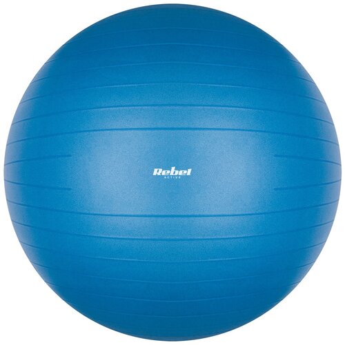 Rebel ACTIVE gimnastička lopta 75 cm, sa ručnom pumpom, plava boja, model RBA-3102-BL Slike