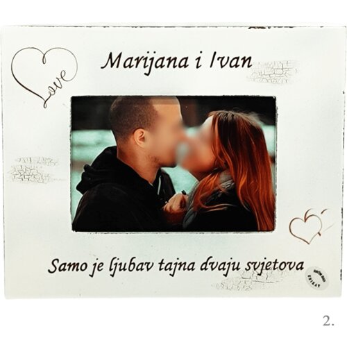  Personalizirani unikatni okviri za fotografije &ndash; Savr&scaron;en poklon za vjenčanje i zaljubljene - 2. - 151163 Cijene