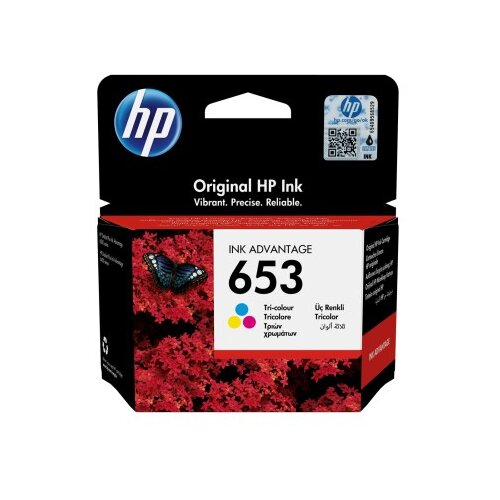 HP 653 izvirna Ink Advantage kartu&scaron;a, trobarvna Cene