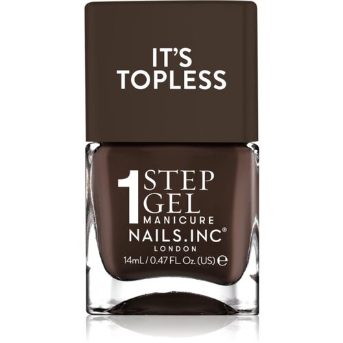 Nails Inc. It&amp;rsquo;s Topless gel lak za nohte za dolgoobstojen učinek odtenek Kourtney 14 ml Slike