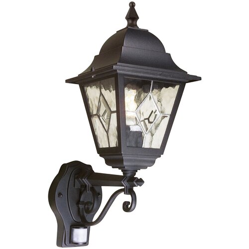 Elstead Lighting Elstead Norfolk Zunanja svetilka s senzorjem gibanja, 1 luč, črna, IP43, E27, (22100135) Cene