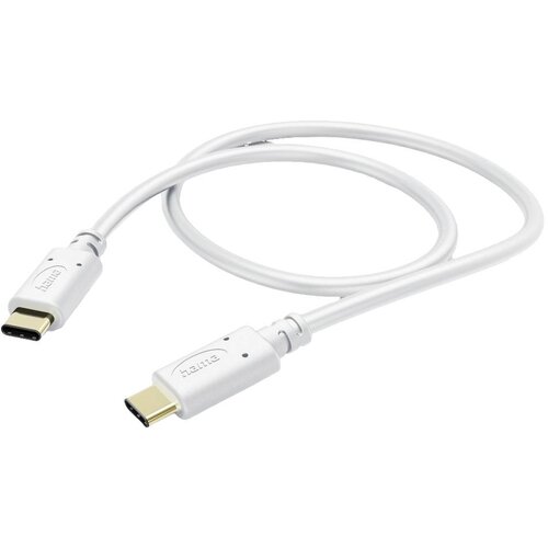 Hama USB polnilni kabel USB 2.0 USB-C&reg; vtič\, USB-C&reg; vtič 1.50 m bela 00201592, (20614401) Cene