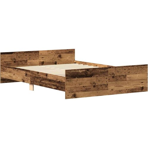 VidaXL Okvir kreveta bez madraca staro drvo 150x200 cm Slike