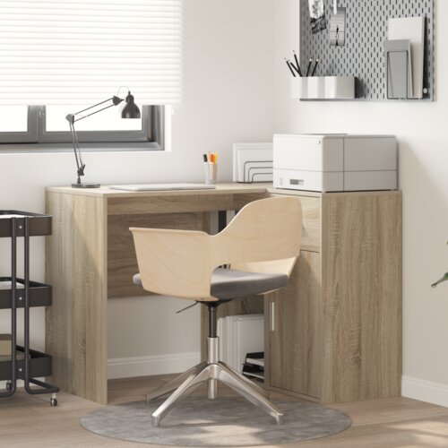 vidaXL Kutni stol Sonoma hrast 102x88x75 cm Konstruirano drvo Cijene