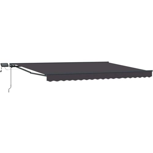  Ručni okvir tende s LED-ima Antracit 4 5 × 3 5 m - Antracit Antracit 4 5 × 3 5 m Cene