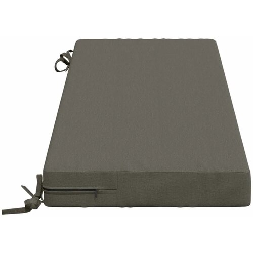  Jastučić za klupu SOEST 100% poliester Siva 110 x 40 x 8 cm - Siva 110 x 40 x 8 cm Melange Slike